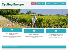 Tablet Screenshot of cycling-europe.com